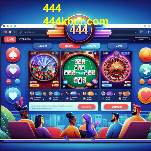 Explorando a Categoria 'Streams' no Site de Jogos 444
